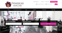 Desktop Screenshot of dominicanhaircare.com